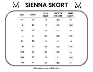 Sienna Skort - Navy Tropical