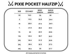 Pixie Pocket Halfzip Hoodie - Coral
