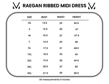 Load image into Gallery viewer, Reagan Ribbed Midi Dress - Navy and Magenta Floral