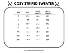 Load image into Gallery viewer, Cozy Striped Sweater - Mauve