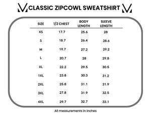 Classic ZipCowl Sweatshirt - Navy