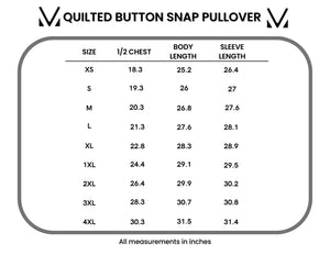 Geometric Button Snap Pullover - Evergreen
