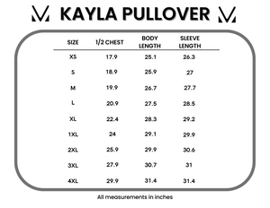 Kayla Lightweight Pullover - Rust