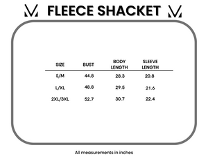 Fleece Shacket - Dark Olive