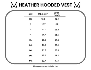 Heather Hooded Vest - Beige