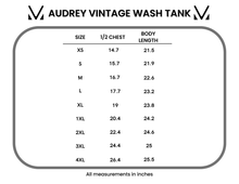 Load image into Gallery viewer, Audrey Vintage Wash Tank - Red