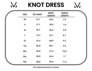Knot Dress - Aviators and Fireworks