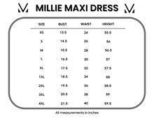 Load image into Gallery viewer, Millie Maxi Dress - Abstract Aqua Breeze