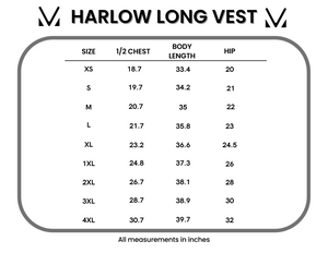 Harlow Long Vest - Cinnamon