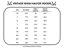 Load image into Gallery viewer, Vintage Wash HalfZip Hoodies - Tea Green