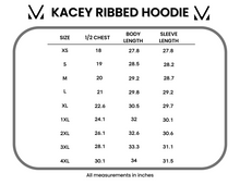 Load image into Gallery viewer, Kacey Ribbed Hoodie - Dusty Blue