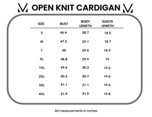 Load image into Gallery viewer, Open Knit Cardigan - Olive