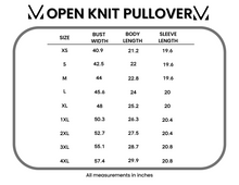 Load image into Gallery viewer, USA Sequin Flag Open Knit Pullover