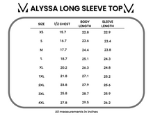 Load image into Gallery viewer, Alyssa Long Sleeve Top - Black