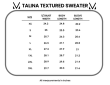 Load image into Gallery viewer, Talina Textured Sweater - Brick