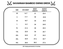 Load image into Gallery viewer, Savannah Bamboo Swing Dress - Black