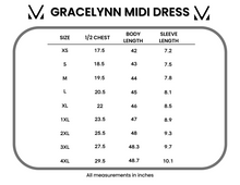 Load image into Gallery viewer, Gracelynn Midi Dress - Black