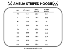 Load image into Gallery viewer, Amelia Striped Hoodie - Sky Blue