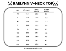 Load image into Gallery viewer, Raelynn V-Neck Top - Petal Gardens