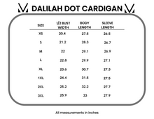 Load image into Gallery viewer, Dalilah Dot Cardigan - Forest Green