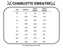 Load image into Gallery viewer, Charlotte Sweater - Teal and Ivory