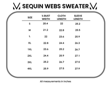 Load image into Gallery viewer, Sequin Webs Sweater