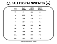 Load image into Gallery viewer, Fall Floral Sweater - Beige