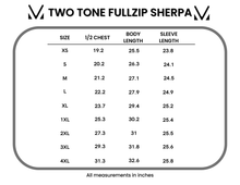 Load image into Gallery viewer, Two Tone Fullzip Sherpa - Olive and White