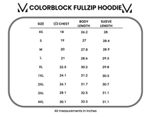 Load image into Gallery viewer, Colorblock Fullzip - Autumn Watercolor Mix