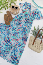Load image into Gallery viewer, Millie Maxi Dress - Abstract Aqua Breeze
