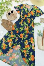 Load image into Gallery viewer, Harley High-Low Dress - Navy Citrus