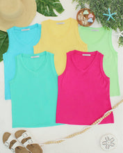 Load image into Gallery viewer, Noelle Tank - Aqua