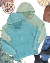 Load image into Gallery viewer, Ryker Vintage Wash Hoodie- Olive