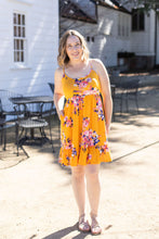 Load image into Gallery viewer, Rory Ruffle Dress - Golden Floral
