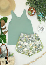 Load image into Gallery viewer, Vera V Neck Tank - Sage