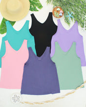 Load image into Gallery viewer, Vera V Neck Tank - Pink