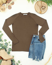 Load image into Gallery viewer, Blair Long Sleeve Top - Brown