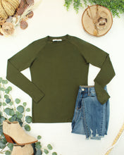 Load image into Gallery viewer, Blair Long Sleeve Top - Dark Olive