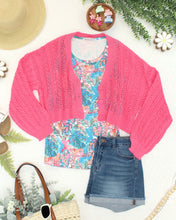 Load image into Gallery viewer, Callie Cropped Cardigan - Pink