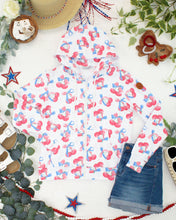Load image into Gallery viewer, Fullzip Hoodie - Patriotic Cherries