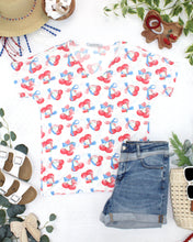 Load image into Gallery viewer, Chloe Cozy Top - Patriotic Cherries