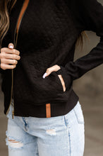 Load image into Gallery viewer, Quilted Bomber - Black