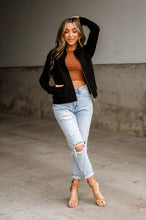 Load image into Gallery viewer, Quilted Bomber - Black