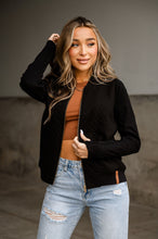 Load image into Gallery viewer, Quilted Bomber - Black