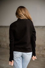 Load image into Gallery viewer, Quilted Bomber - Black