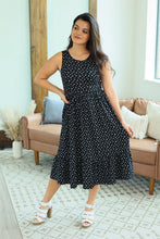 Load image into Gallery viewer, Bailey Dot Dress - Black Floral
