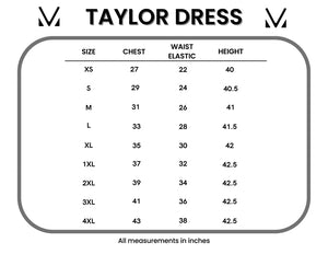 Taylor Dress - Black Spots