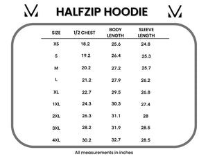 Classic Halfzip Hoodie - Haunted Pumpkins