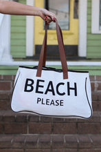 Load image into Gallery viewer, Canvas Bag - Beach Please