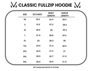 FullZip Hoodie - Black Rainbow Zipper